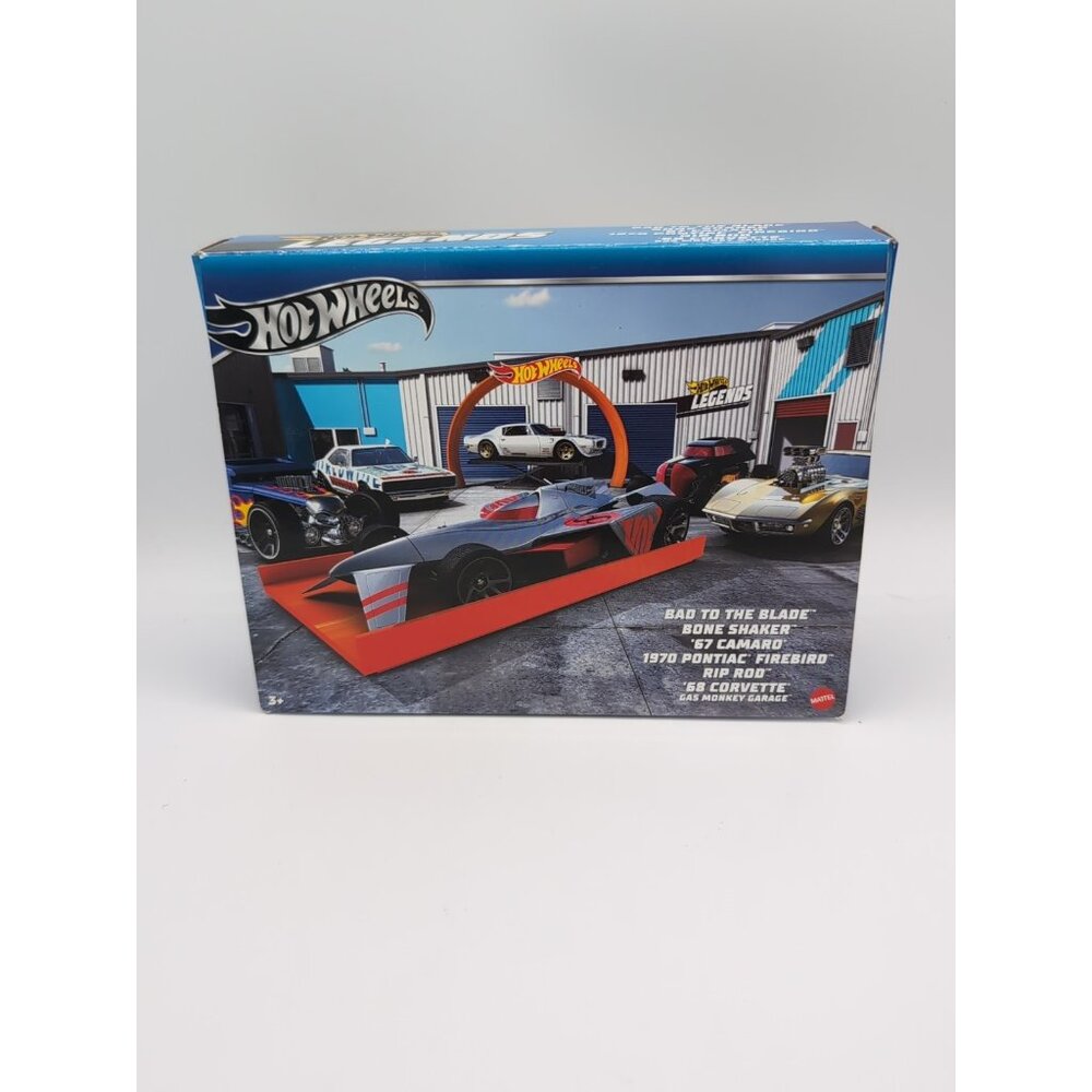 Hot Wheels Legends 6pk - Bad to The Blade Bone Shaker - Gas Monkey Garage Series